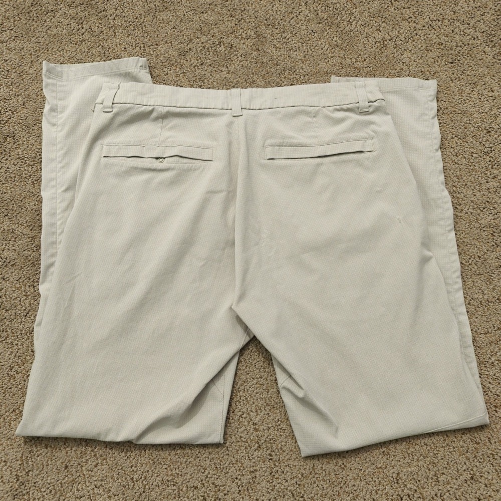 Lululemon ABC Pant Relaxed Fit Casual Beige Textured Men's 32 Pre-Owned - Picture 11 of 12
